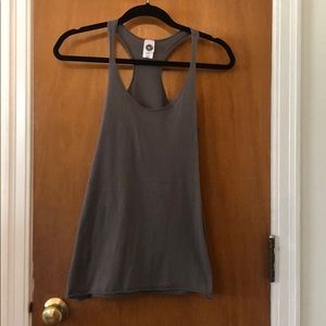 Grey Racerback Tank